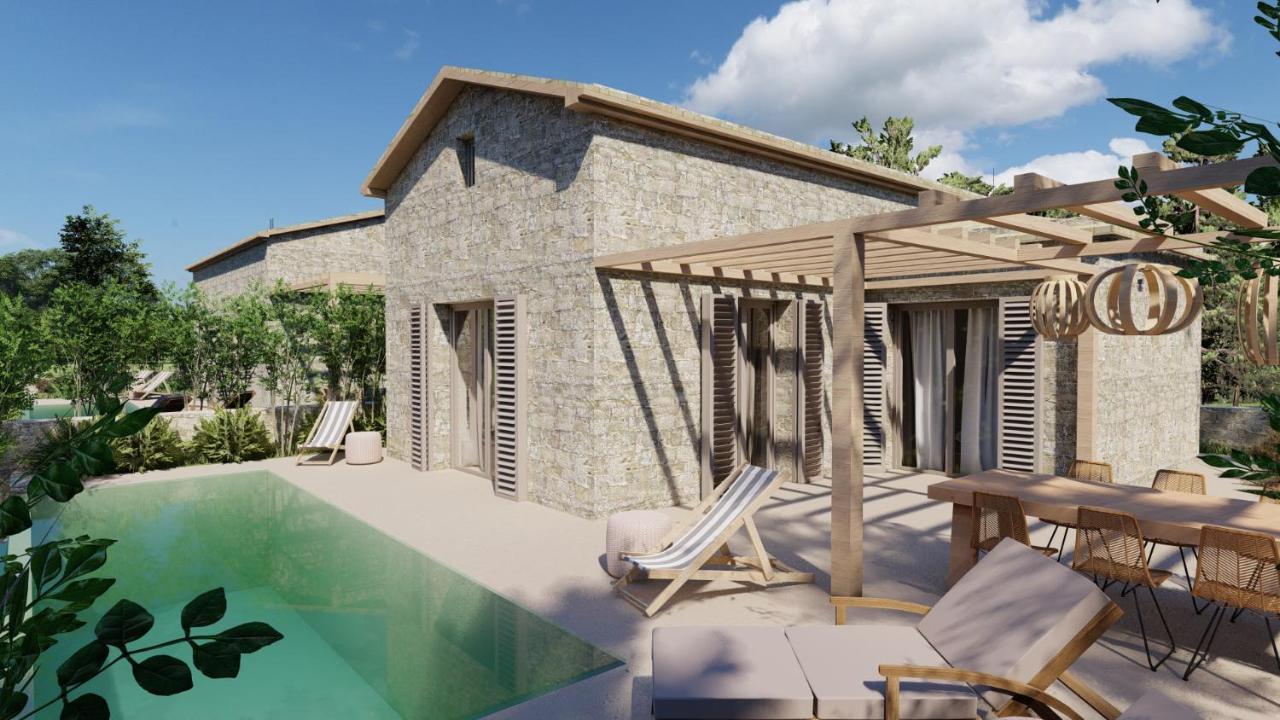 Papadria Villas - Modern Luxury Villas Near Kathisma Beach Tsoukaládhes Exterior foto